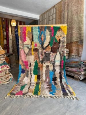 Ain Lezzine Handgemaakt Boujaad Wol Vloerkleed Hoofdafbeelding