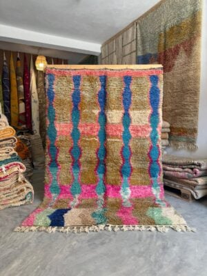 Mouja Handgemaakt Boujaad Wol Vloerkleed Hoofdafbeelding
